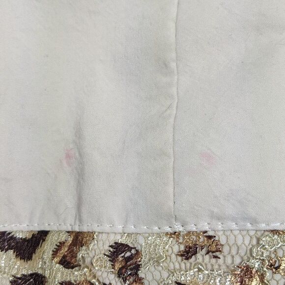 Exclusive Cream Colored Leopard Print Jacket - Picture 12 of 12